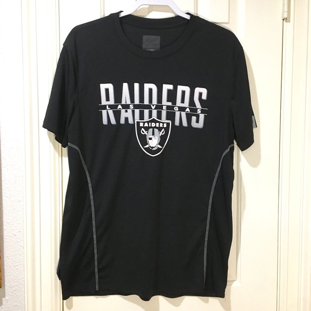 NFL Team Apparel Las Vegas Raiders Men's T-Shirt Tee Sale! $7 or 2/$10